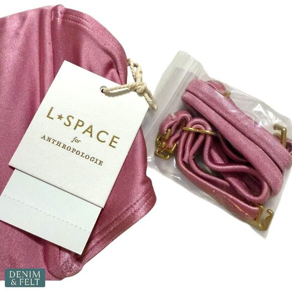 L*Space x Anthropologie Jasper Pink Lady Shine Bikini Top XL NEW/NWT!! - Picture 12 of 14